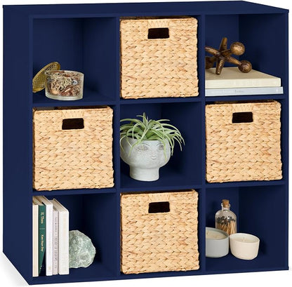 Best Choice Products Kids Bookcase 9-Cube Storage Organizer, 11in Shelf Opening by Unknown