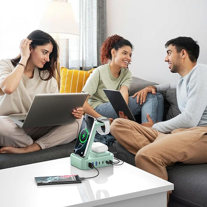 300W Charging Station for Multiple Devices Apple, Zutspzss 10 in 1 Wireless - Image 6