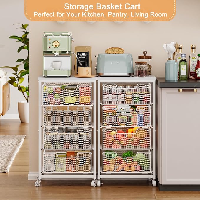 4-Tier Kitchen Storage Cart - Image 5