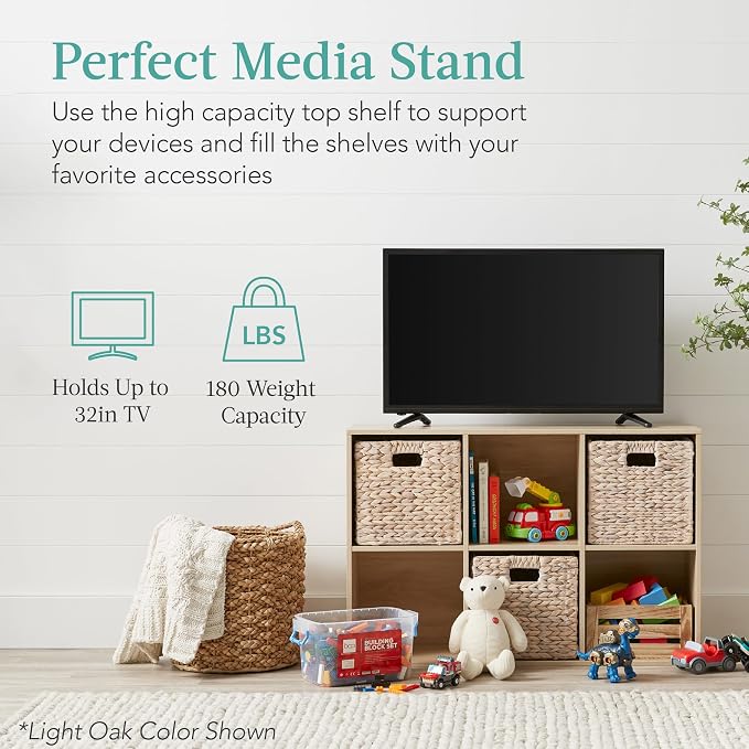 Best Choice Products 6-Cube Storage Organizer, 11in Shelf Opening, Display Shelf - Image 5