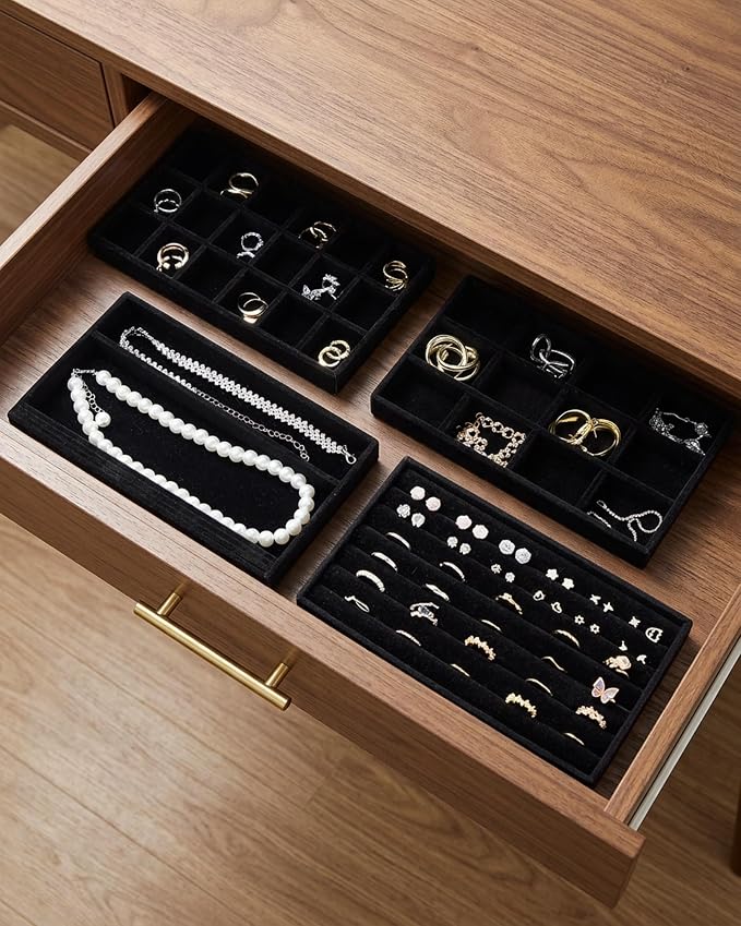Velvet Jewelry Trays, Jewelry Organizer - Image 2