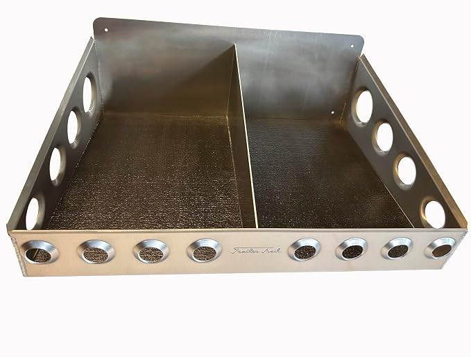 Trailer Trash Helmet Storage Rack, Holds 2 Helmets Silver, Length 22 1/2 x 16 - Image 5