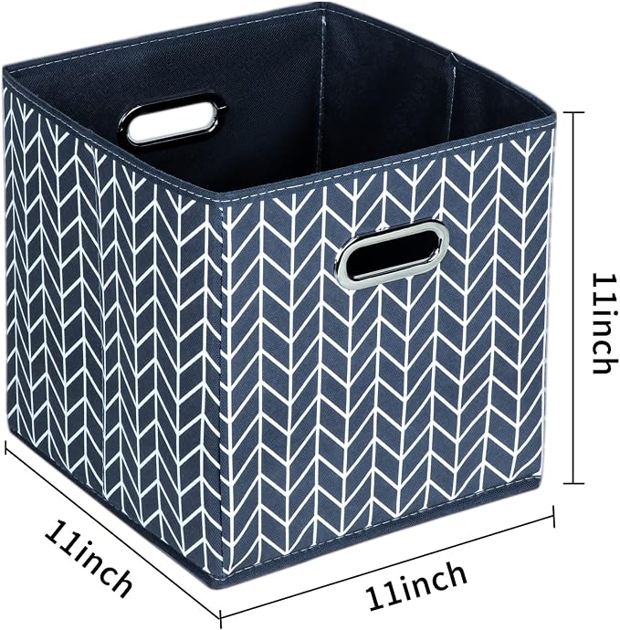 Fabric Cloth Storage Bins, Fabric Cube Organizer - Image 2