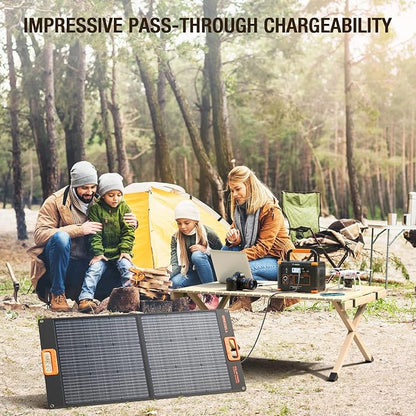 GRECELL Portable Power Station 500W, 519Wh/140400mAh Solar Generator Backup - Image 2
