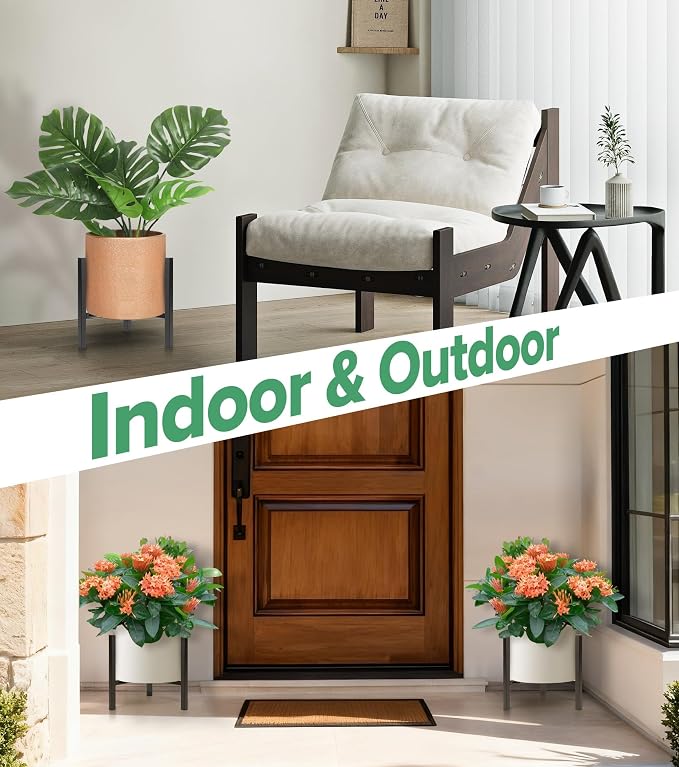 2 Pack Plant Stand Indoor Adjustable, Metal Modern Indoor Plant Stand, Heavy - Image 7