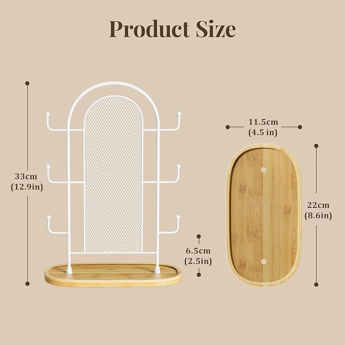 bussdis Jewelry Holder Organizer Earring Display - Image 7