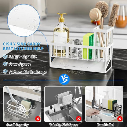 Cisily Sink Caddy Sponge Holder - Image 2