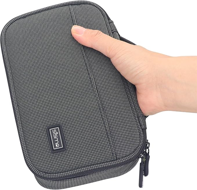 sisma Travel Electronics Organizer Small Carrying Case - Image 5