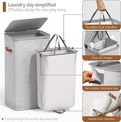 Sorbus Laundry Hamper with Lid - Image 5