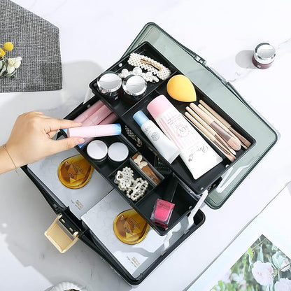 12'' Three-Layer Clear Plastic Storage Box/Tool Box - Image 6