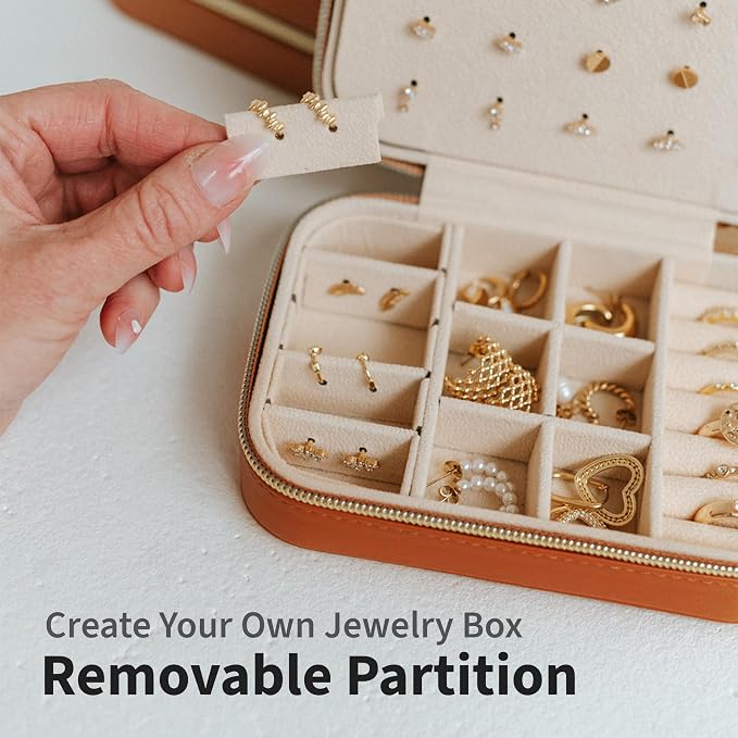 Small Travel Jewelry Box Organizer - Image 6