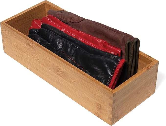 Lipper International Bamboo Utensil Holder Storage Box - Image 14