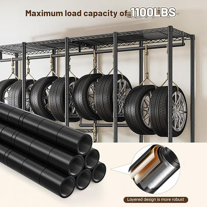 Raybee Clothes Rack Heavy Duty 1100 LBS Capacity Clothing Racks - Image 7