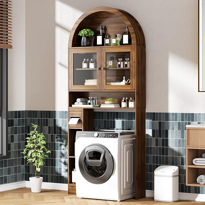 Arched Over The Toilet Storage Cabinet - Image 5