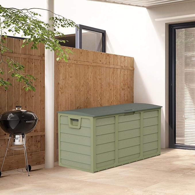75 Gallon Outdoor Deck Storage Box – Heavy Duty Resin - Image 7