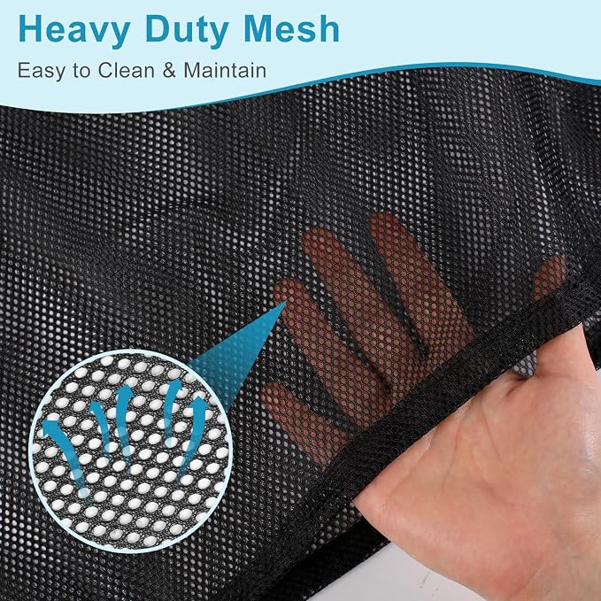 3 Pack Mesh Laundry Bags, 2 Large & 1 Small Breathable Mesh Laundry Bag - Image 3