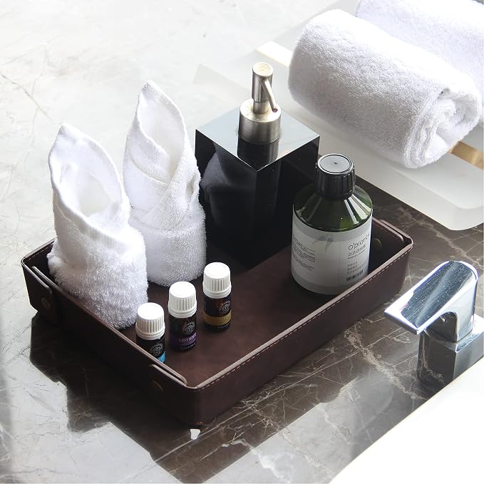 CASIRENA Faux Leather Valet Tray Organizer - Image 8