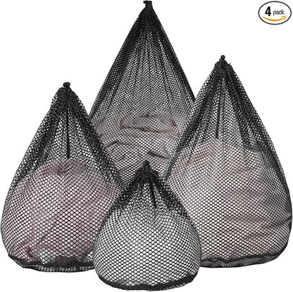 4Pcs Mesh Laundry Bags Washing Machine Mesh Wash Bags Jumbo by OKAKA