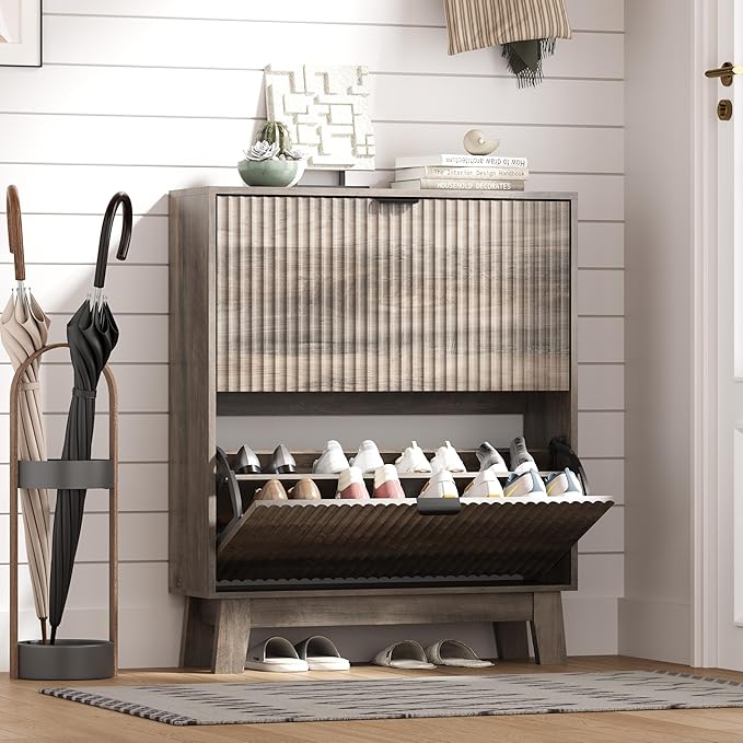 HUANLEGO Shoe Cabinet Storage for Entryway by HUANLEGO