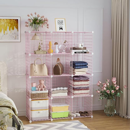 C&AHOME Wire Cube Storage, 12 - Image 2