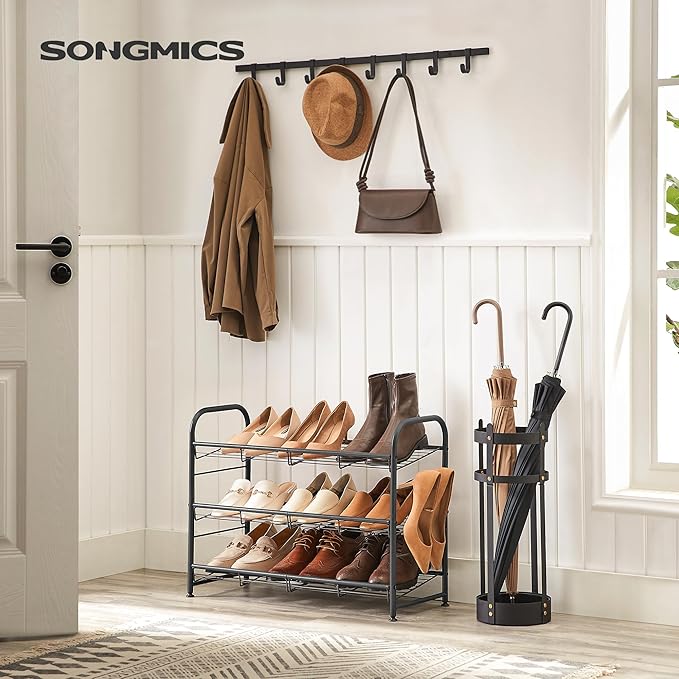 SONGMICS Shoe Rack, 3 Tier Shoe Organizer - Image 2