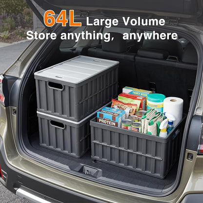Citylife 64L Collapsible Storage Bins - Image 2