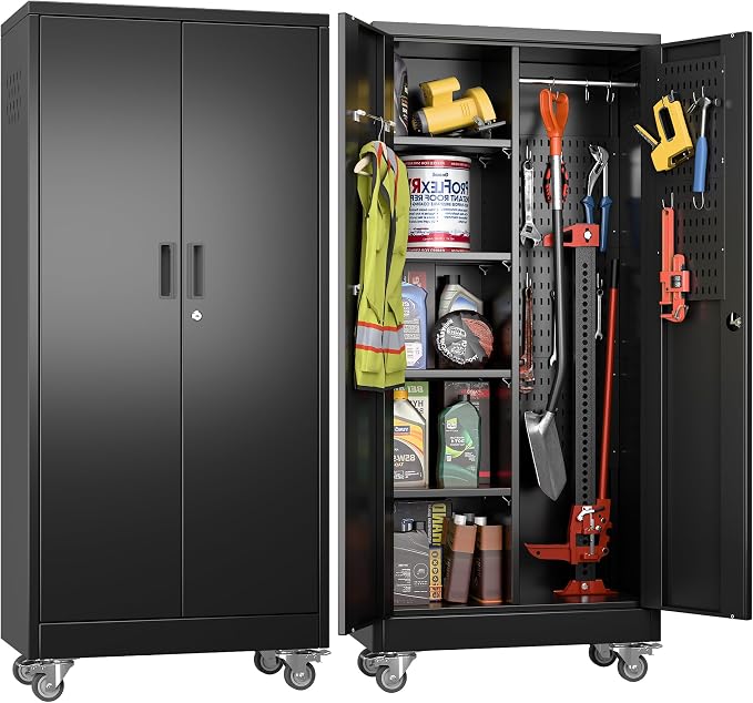 SUXXAN Broom Closet Storage Cabinet by SUXXANFurniture