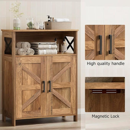 Homhedy Farmhouse Bathroom Storage Cabinet - Image 5