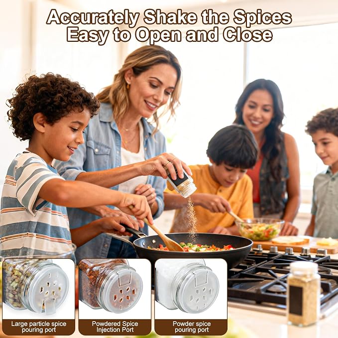 36Pcs Spice Jars Containers - Image 6