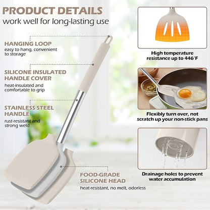 HaWare 29 PCS Silicone Cooking Utensils Set, Heat Resistant Kitchen Utensils Set - Image 3