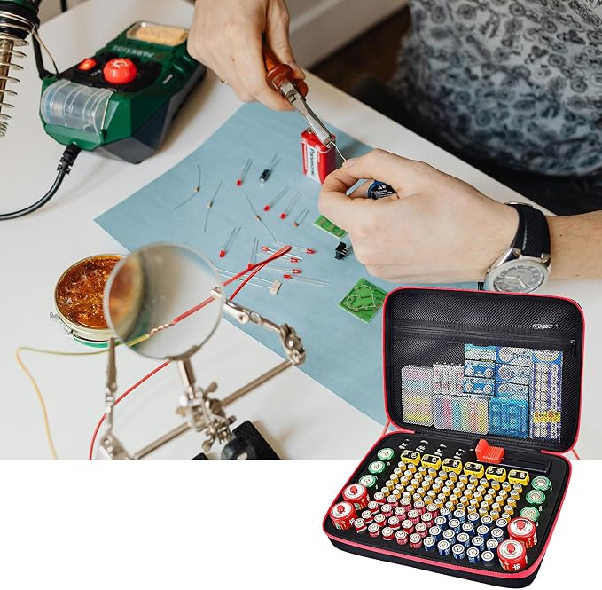 ALKOO Battery Organizer Storage Holder Case Box - Image 9