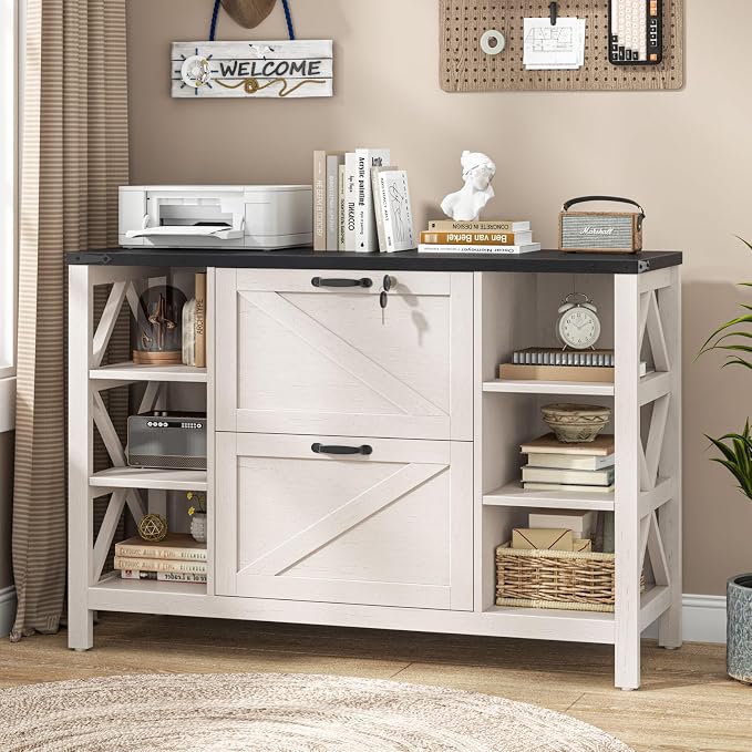 Halitaa 44" Farmhouse Lateral File Cabinet by Halitaa