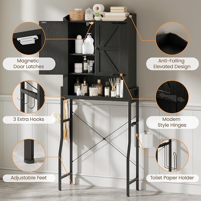 Over The Toilet Storage Cabinet - Image 6