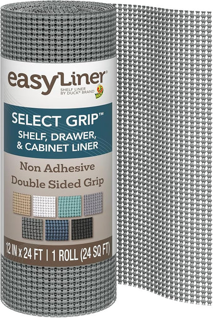 EasyLiner Select Grip Shelf Liner, Non Slip, Non Adhesive, Drawer Shelf & by DuckBrand