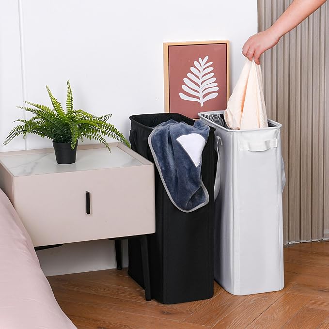efluky Slim Laundry Basket, Narrow Laundry Hamper - Image 4
