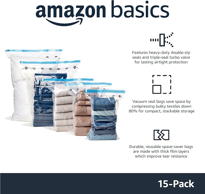 Amazon Basics Vacuum Storage Bags - Image 2