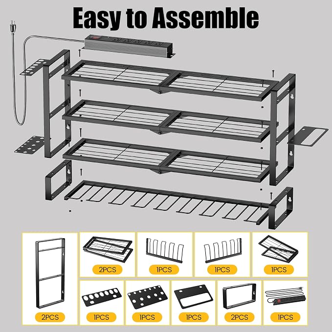 MOOMSINE Large Power Tool Organizer Wall Mount - Image 8