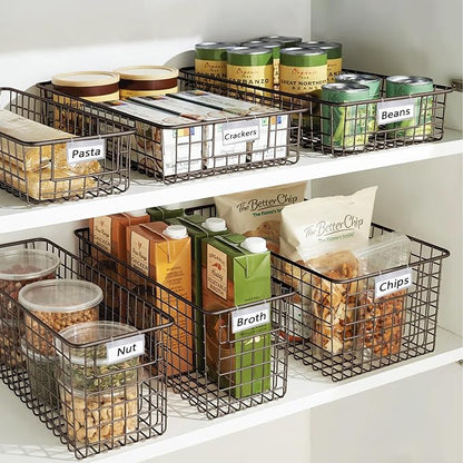 Biaungdo 25 Pcs Clear Basket Label Holders - Image 6
