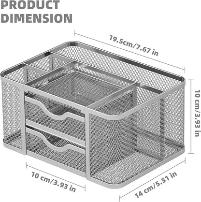 Marbrasse Mesh Desk Organizer, Pen Organizer - Image 4