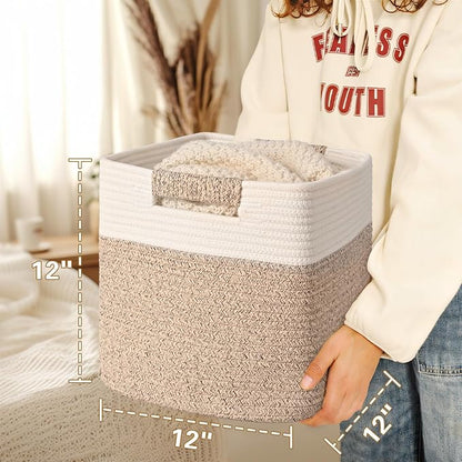 12 Inch Storage Cubes, 3 Pack Cube Storage Bins - Image 4