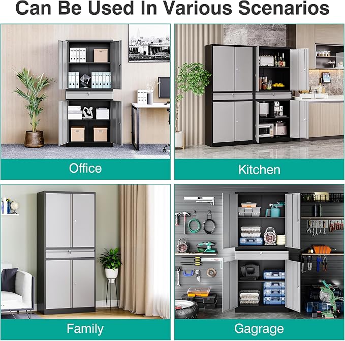 Metal Garage Storage Cabinet - Image 6