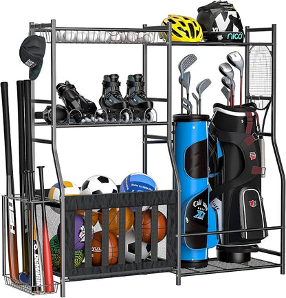 Ultrawall Golf Storage Organizer, Golf Bag Storage Stand by UltrawallGarageTools