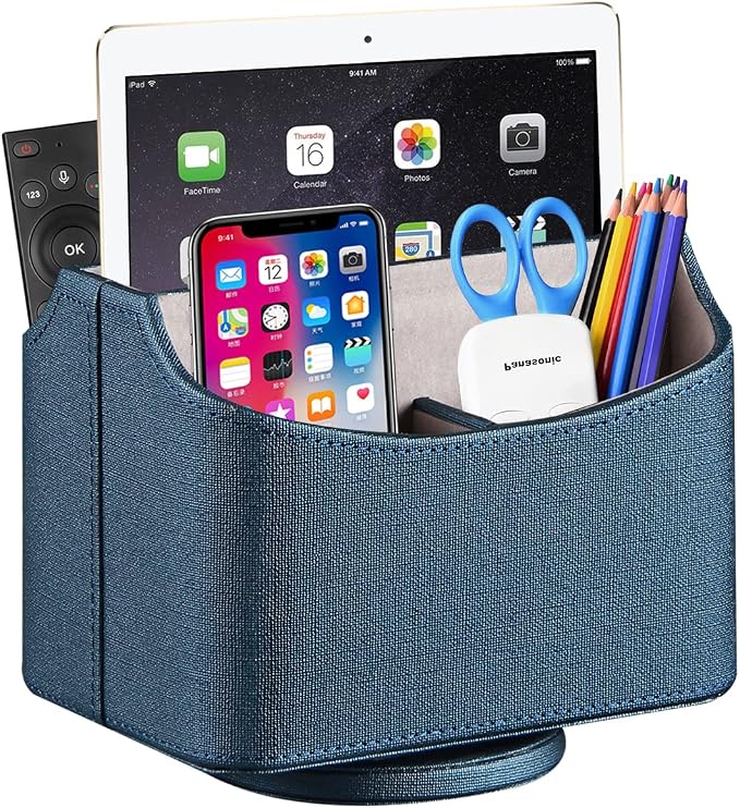 YAPISHI Remote Control Holder Swivel Remotes Caddy Organizer by YAPISHI