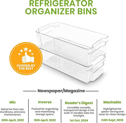 Utopia Home - Fridge & Refrigerator Organizer Bins, Kitchen Cabinets & - Image 8