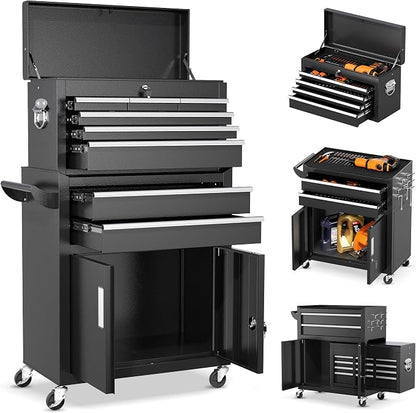 INTERGREAT 8-Drawers Rolling Tool Chest, Assembled Tool Chest by INTERGREAT