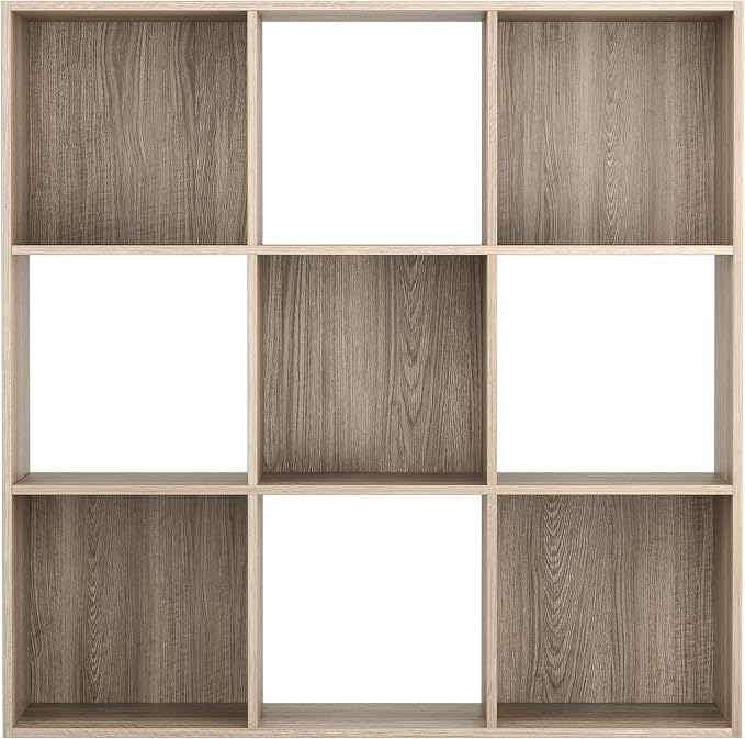 ZenStyle 9 Cube Storage Shelf Organizer, Wooden Bookshelf System Display Cube - Image 9