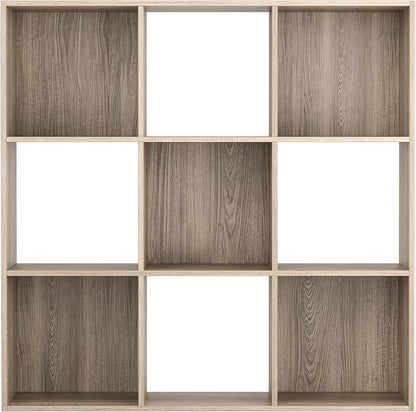 ZenStyle 9 Cube Storage Shelf Organizer, Wooden Bookshelf System Display Cube - Image 9