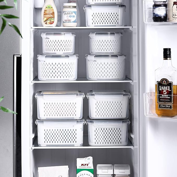 Large Fridge Food Storage Container Set - Image 3