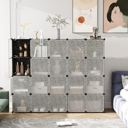 C&AHOME Cube Storage Organizer, 20-Cube Storage Shelving - Image 4