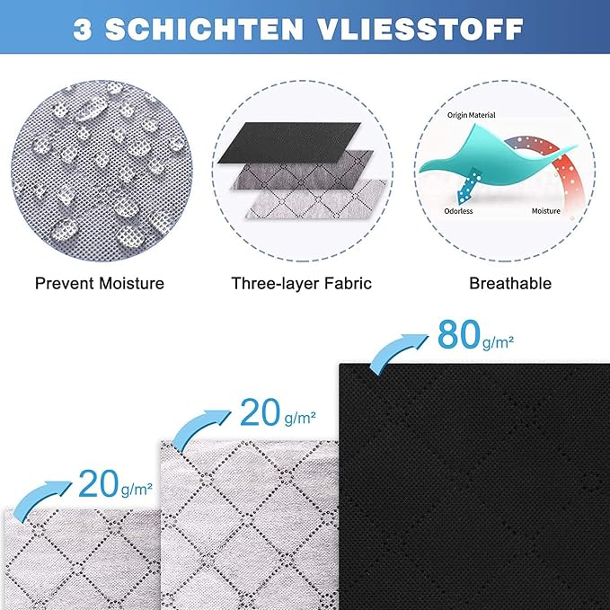 Fixwal 4 Pack Black Underbed Storage Bags - Image 3